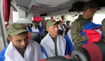 Militares rusos liberados.