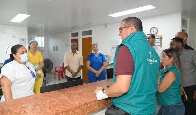 El Superintendente Nacional de Salud, Giovanny Rubiano García. 