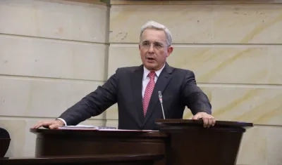 Expresidente y senador, Álvaro Uribe Vélez.