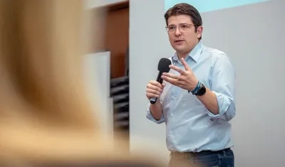 El precandidato Miguel Uribe Turbay.