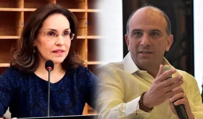 Viviane Morales, exfiscal General de la Nación y Carlos Camargo, exdefensor del Pueblo. 