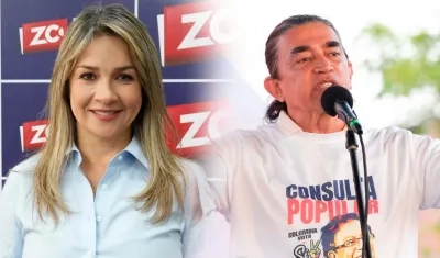 Vicky Dávila y Gustavo Bolívar.