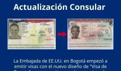Cambio en la visa.