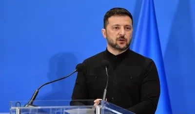 El presidente de Ucrania, Volodímir Zelenski.