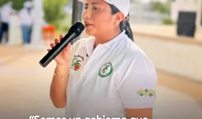 Nera Robles, alcaldesa de Albania.