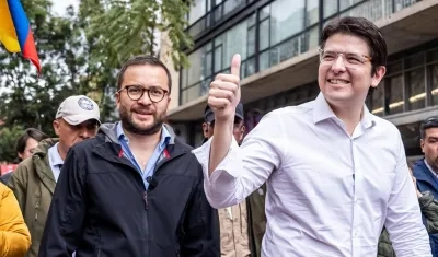 El concejal Andrés Barrios guarda una gran relación de amistad con el senador Miguel Uribe.