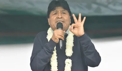Evo Morales, expresidente de Bolivia.