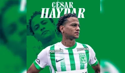 César Haydar llega a Nacional procedente del Kawasaki Frontale de Japón.