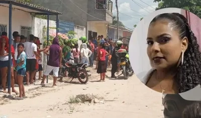 Gina Paola Rivera Toloza / Día que fue encontrada enterrada en el barrio Ciudad Paraíso.