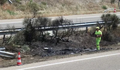 Lugar donde ocurrió el accidente donde murieron Diogo Jota y su hermano André.