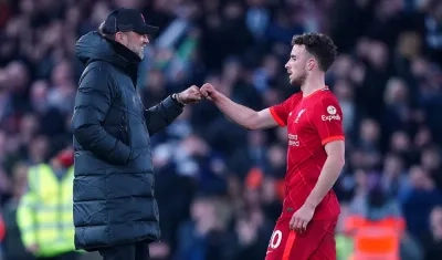 Jürgen Klopp y Diogo Jota coincidieron en el Liverpool entre 2020 y 2024. 