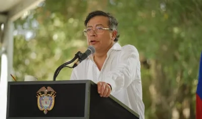 El Presidente Gustavo Petro.