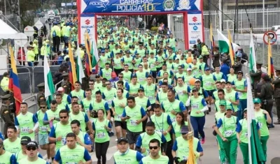 Carrera de la Policía en versiones anteriores. 