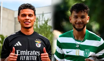 Richard Ríos y Luis Suárez proceden del Palmeiras y Almería, respectivamente.