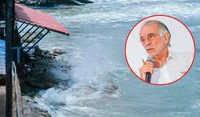 Aspecto de Santa Verónica y el gobernador Eduardo Verano.