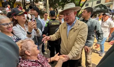 Expresidente Álvaro Uribe Vélez.