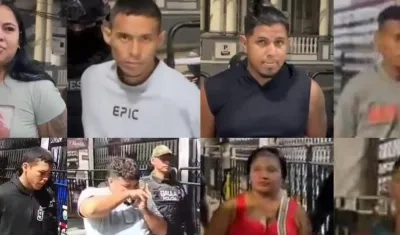 Los capturados quedaron a disposición de la Fiscalía