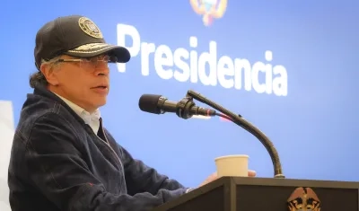 El Presidente Gustavo Petro.