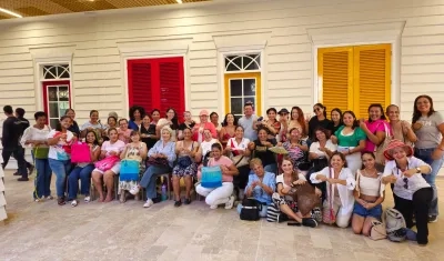 Club de Tejedoras en Puerto Colombia. 