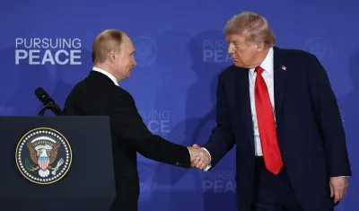 Vladimir Putin y Donald Trump.