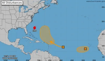Estado del Huracán Erin.