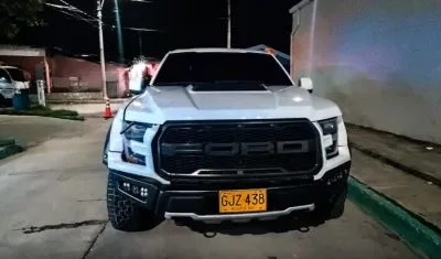 Vehículo involucrado en el accidente. 