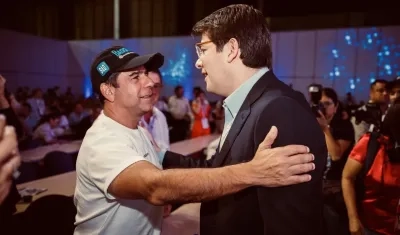 Alejandro Char y Miguel Uribe