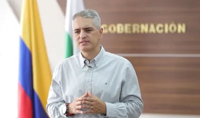 Andrés Julián Rendón, gobernador de Antioquia. 