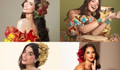 Las aspirantes a Reina.