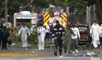 Atentado en Cali.