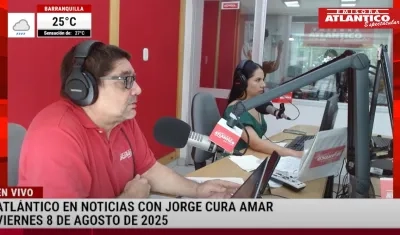 Transmisión de Atlántico en Noticias.