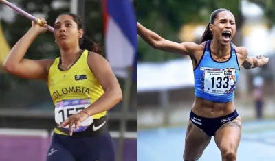 Valentina Barrios Bornacelly y Marleth Ospino.