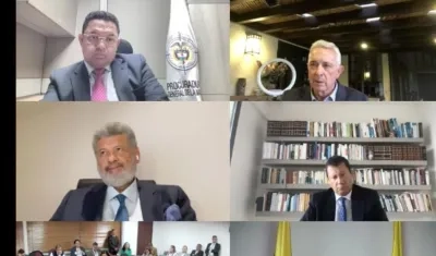 Audiencia de Álvaro Uribe.