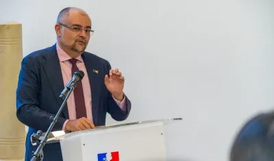 El embajador de la Unión Europea (UE) en Colombia, Gilles Bertrand.