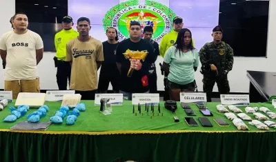 Capturados en Las Gardenias. 