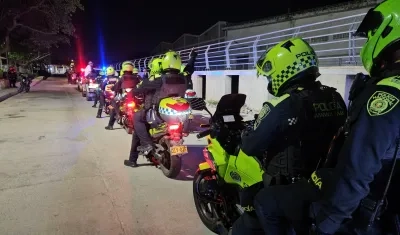 Imagen de las caravanas.