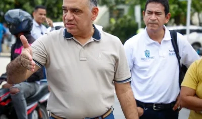Carlos Pinedo Cuello, alcalde de Santa Marta.