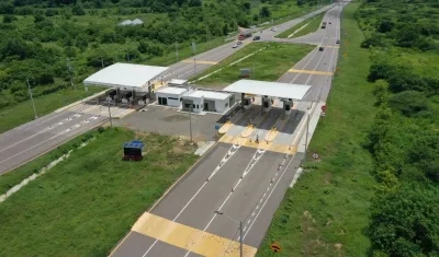 Vía Cartagena - Barranquilla.