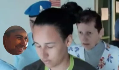 Marylin Castro Monsalvo y su suegra, Lorena Vernier.