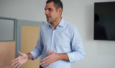 El presidente del Comité Intergremial Atlántico, Efraín Cepeda Tarud.