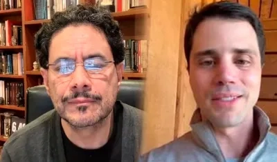 Iván Cepeda y Tomás Uribe.