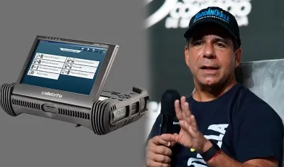 El sistema adquirido y el Alcalde Alex Char.