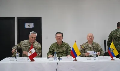 Comandantes de Fuerzas Armadas de Perú, Colombia y Ecuador