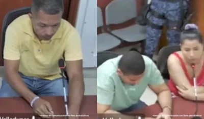 Los tres condenados.