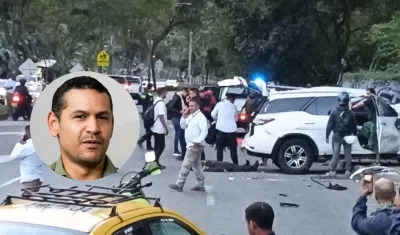 Lugar donde sucedió el accidente.