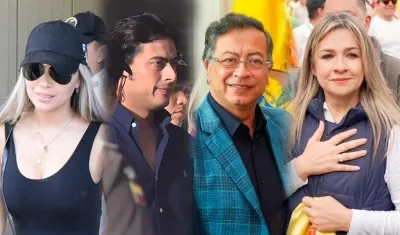 Days Vásquez, Nicolás Petro, Presidente Gustavo Petro y Vicky Dávila.