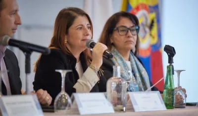 La Defensora Iris Marín.