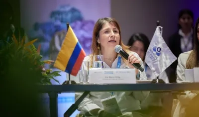 La Defensora del Pueblo de Colombia, Iris Marín.