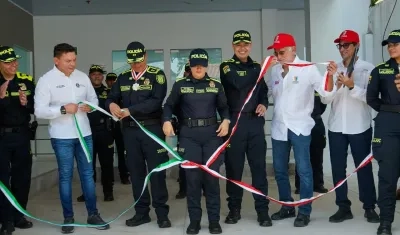 Inauguración de la Estación de Policía Centro Histórico de Soledad.