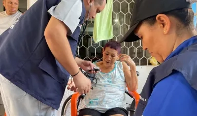 Imagen de la atención de los equipos.